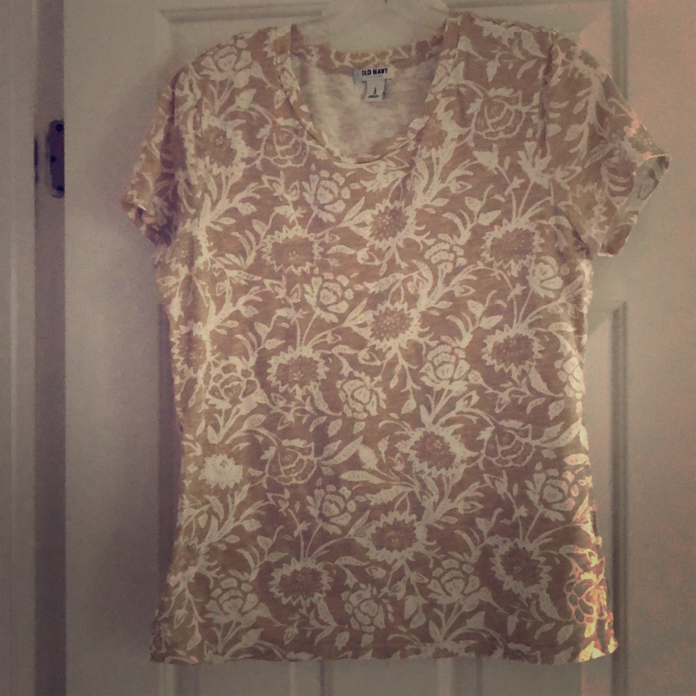 Old Navy Floral Print Tee